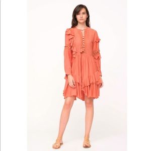 SEA NY WEATHERLY POMPOM DRESS size 6